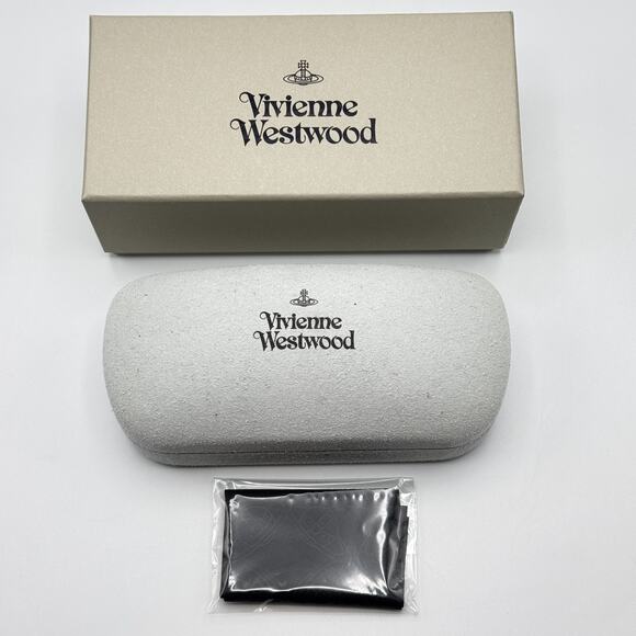 Vivienne Westwood Sunglasses Cary VW5026 001 Black Rectangle Frame Gray Lens New main image 9